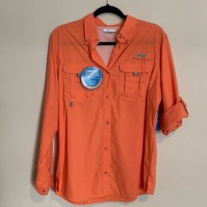 Columbia Orange Long Sleeve - NEW With TAGS!